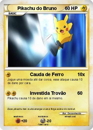Pokemon Pikachu do Bruno