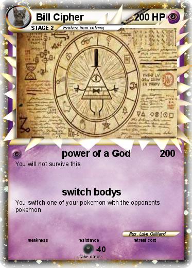 Pokemon Bill Cipher