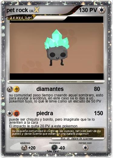 Pokemon pet rock