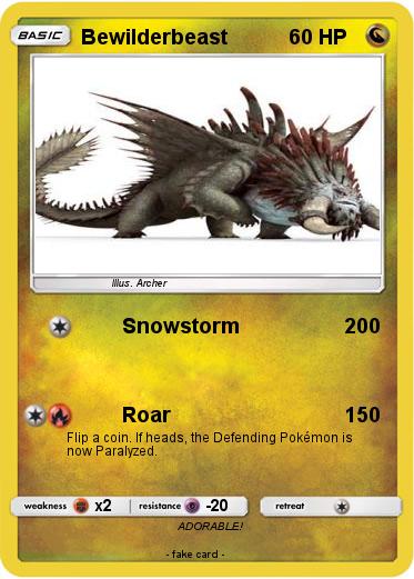 Pokemon Bewilderbeast