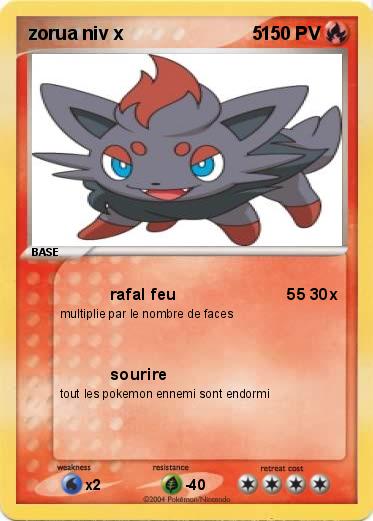 Pokemon zorua niv x                         5