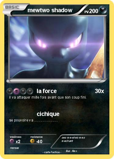 Pokemon mewtwo shadow