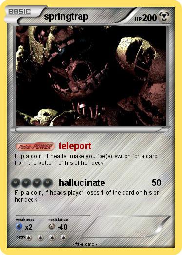 Pokemon springtrap