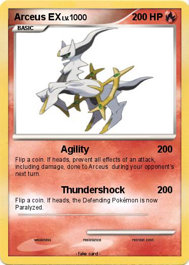 Pokemon Arceus EX