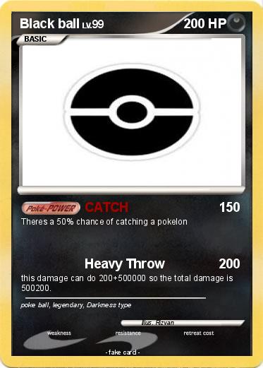 Pokemon Black ball