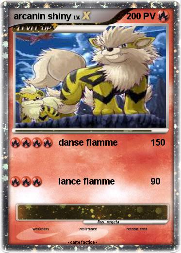 Pokemon arcanin shiny
