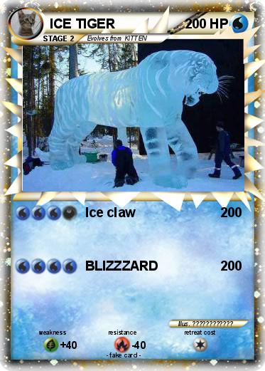 Pokemon ICE TIGER