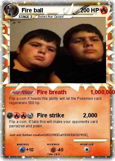 Pokemon Fire ball
