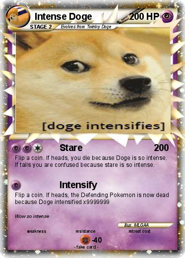 Pokemon Intense Doge