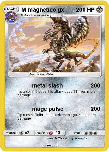 Pokemon M magnetico gx