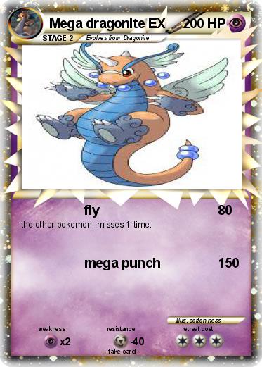 Pokemon Mega dragonite EX