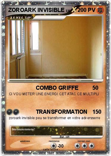 Pokemon ZOROARK INVISIBLE