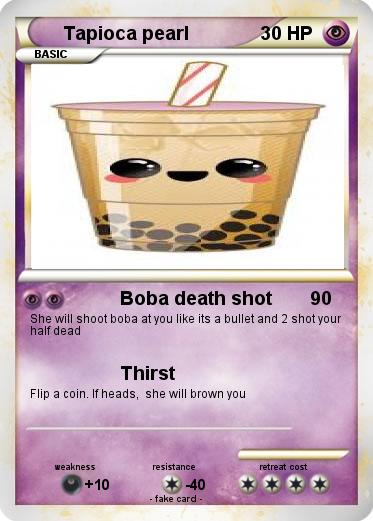 Pokemon Tapioca pearl