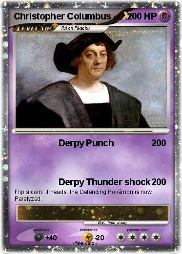 Pokemon Christopher Columbus