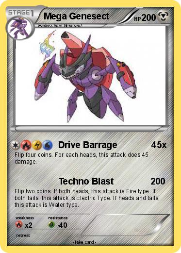 Pokemon Mega Genesect
