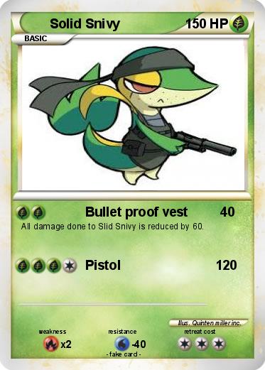 Pokemon Solid Snivy