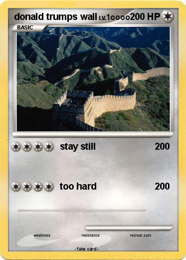 Pokemon donald trumps wall