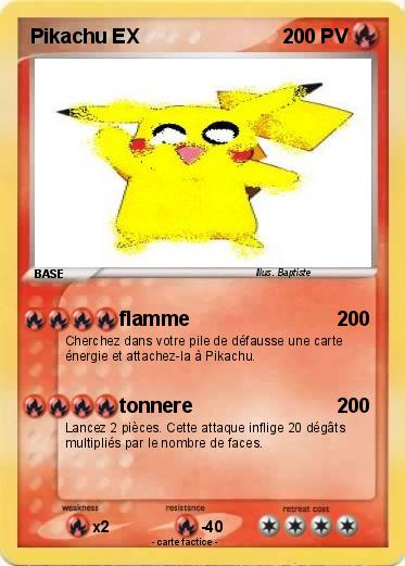 Pokemon Pikachu EX