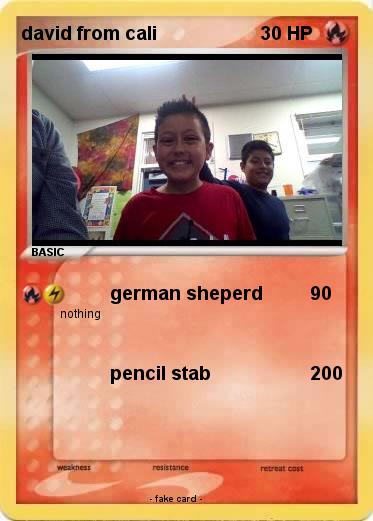 Pokemon david from cali
