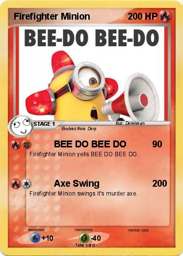 Pokemon Firefighter Minion