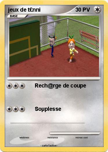 Pokemon jeux de t£nni