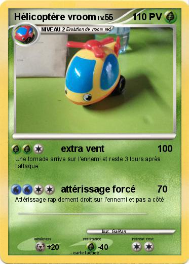 Pokemon Hélicoptère vroom