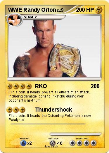 Pokemon WWE Randy Orton