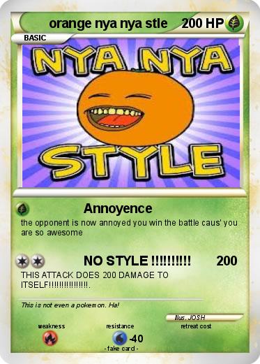 Pokemon orange nya nya stle