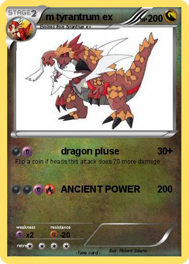 Pokemon m tyrantrum ex