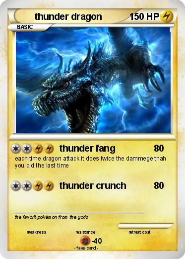Pokemon thunder dragon