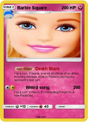Pokemon Barbie Square