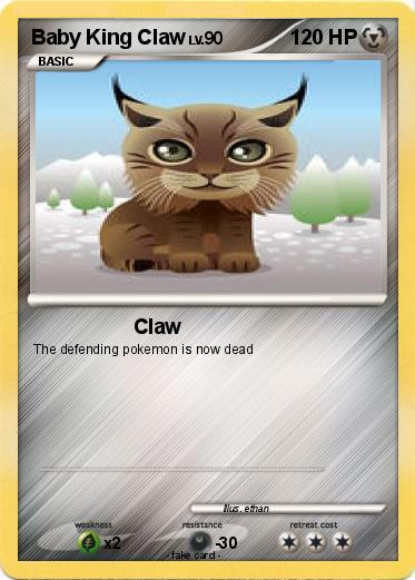 Pokemon Baby King Claw