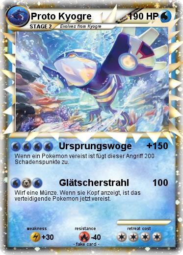 Pokemon Proto Kyogre