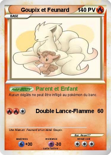 Pokemon Goupix et Feunard