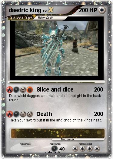 Pokemon daedric king