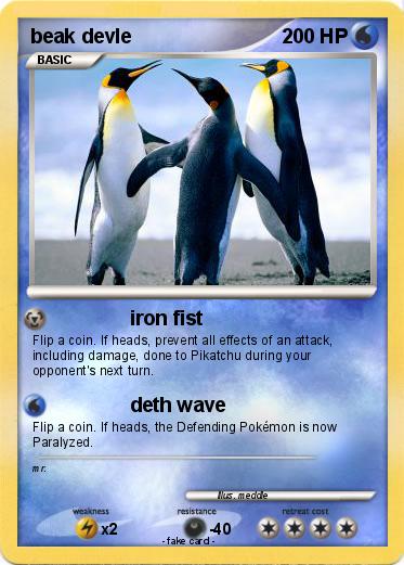Pokemon beak devle