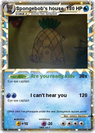 Pokemon Spongebob's house