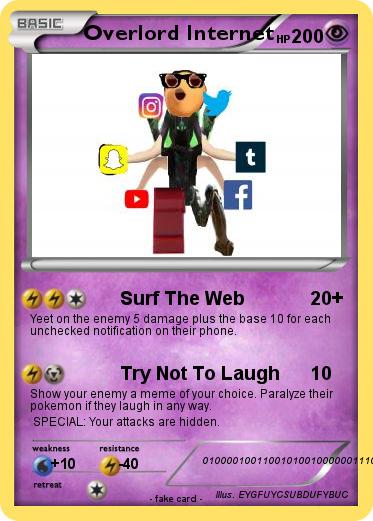 Pokemon Overlord Internet