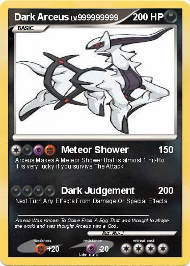 Pokemon Dark Arceus