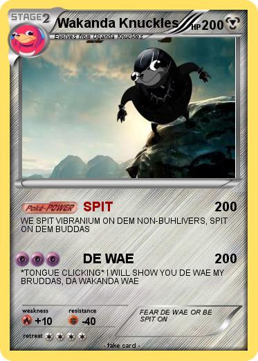 Pokemon Wakanda Knuckles