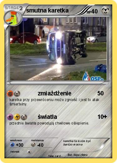 Pokemon smutna karetka