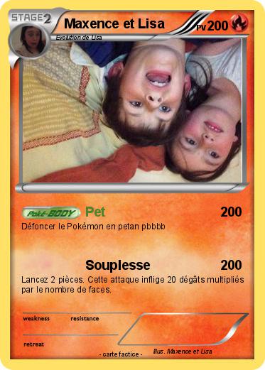 Pokemon Maxence et Lisa