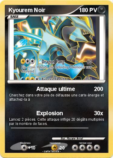 Pokemon Kyourem Noir