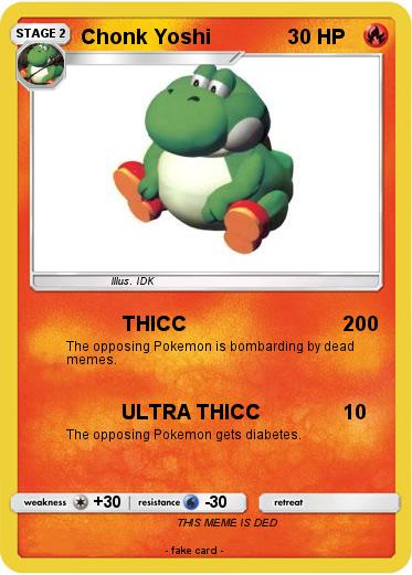 Pokemon Chonk Yoshi