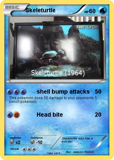 Pokemon Skeleturtle