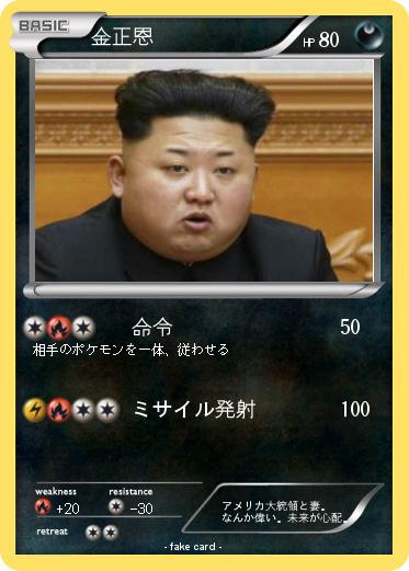 Pokemon 金正恩
