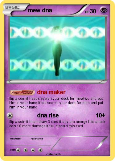 Pokemon mew dna