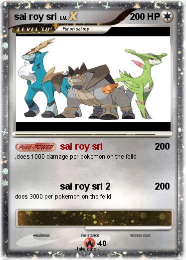 Pokemon sai roy sri