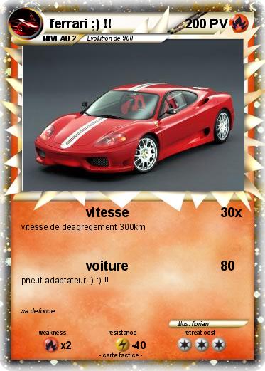 Pokemon ferrari ;) !!