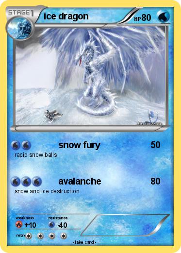 Pokemon ice dragon